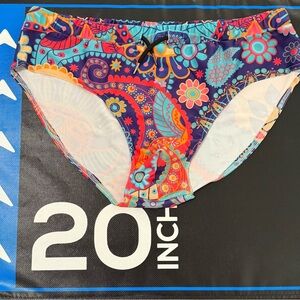 Swish Embassy - Colorful Paisley Swim Shorts